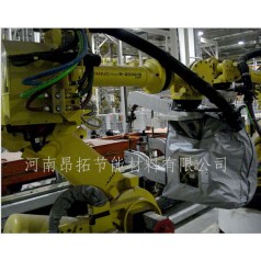 昂拓專業(yè)阻燃機(jī)器人防護(hù)服，焊槍機(jī)器人防護(hù)服