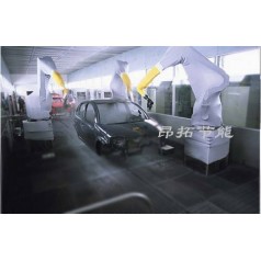 ABB機(jī)器人熱噴涂防護(hù)服，噴涂機(jī)器人防護(hù)服