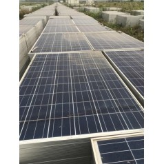 日升多晶260W二手拆卸組件太陽(yáng)能光伏板