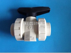 供應(yīng)瑞士GF Typ546 DN32 PP手動(dòng)由令球閥