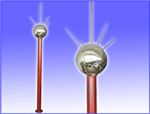 多針球形優(yōu)化避雷針， 球狀型雷電接閃器